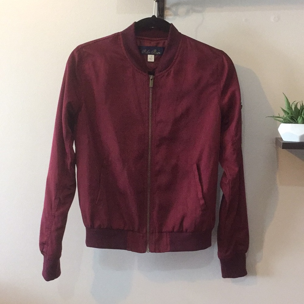 🌈SOLD🌈 Sateen Bomber Jacket